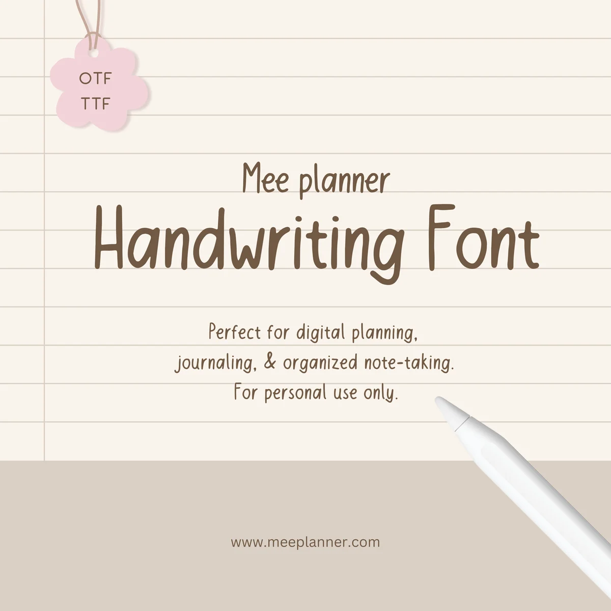 Aesthetic Handwriting Font