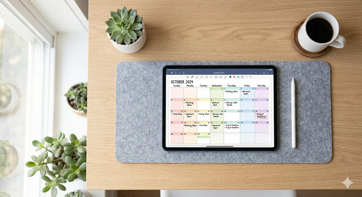 12 Subject Digital Notebooks | Bundle Landscape & Portrait | 6 Soft Colors — image 10