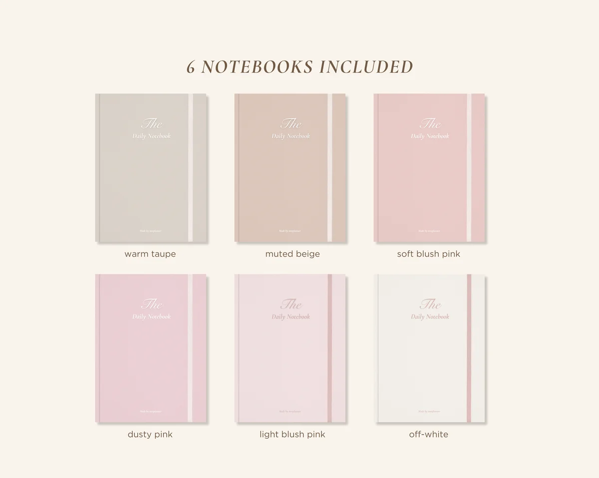 12 Subject Digital Notebooks | Portrait | 6 Soft Colors — image 2