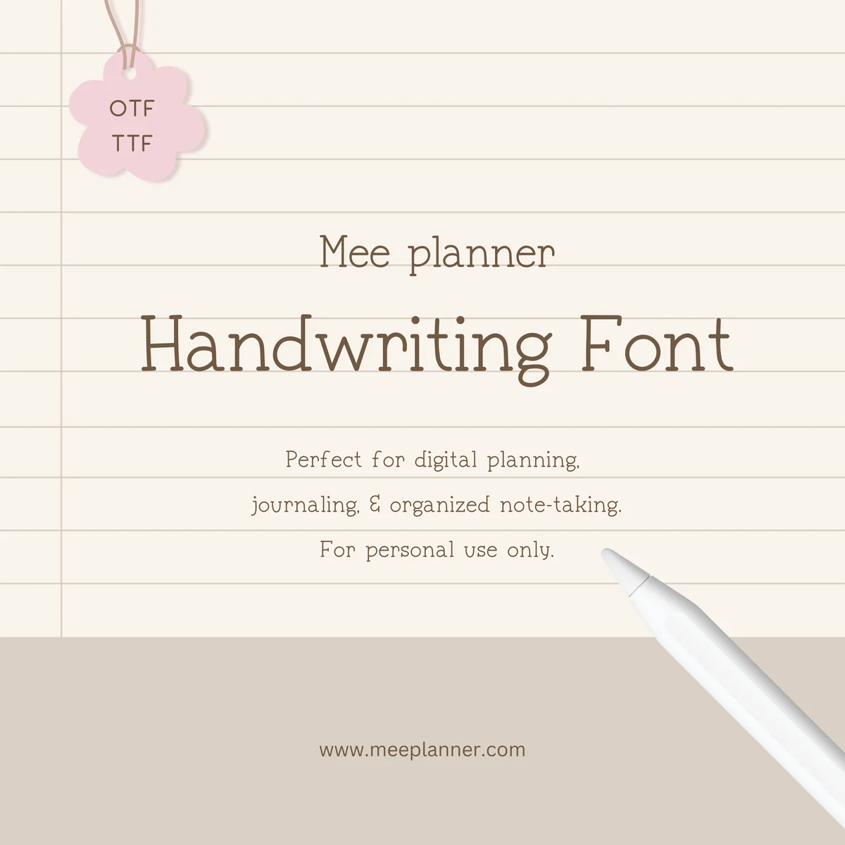 Aesthetic Handwriting Font
