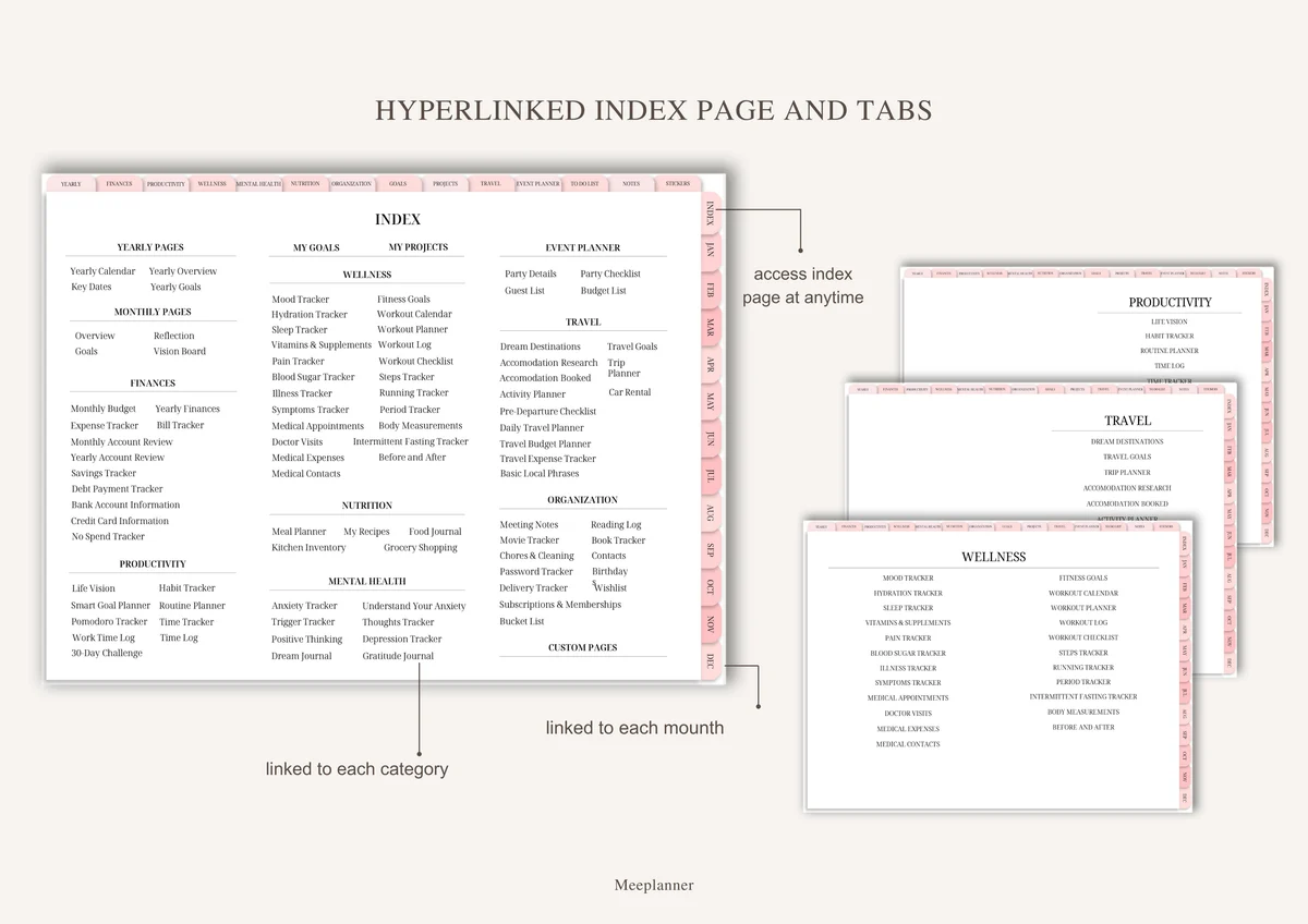 Undated Premium Planner | Bundle — image 6