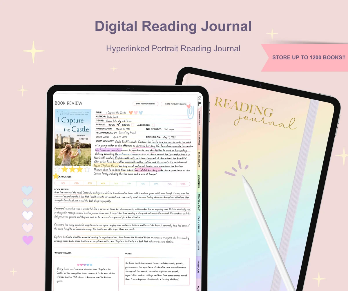 Portrait Reading Journal