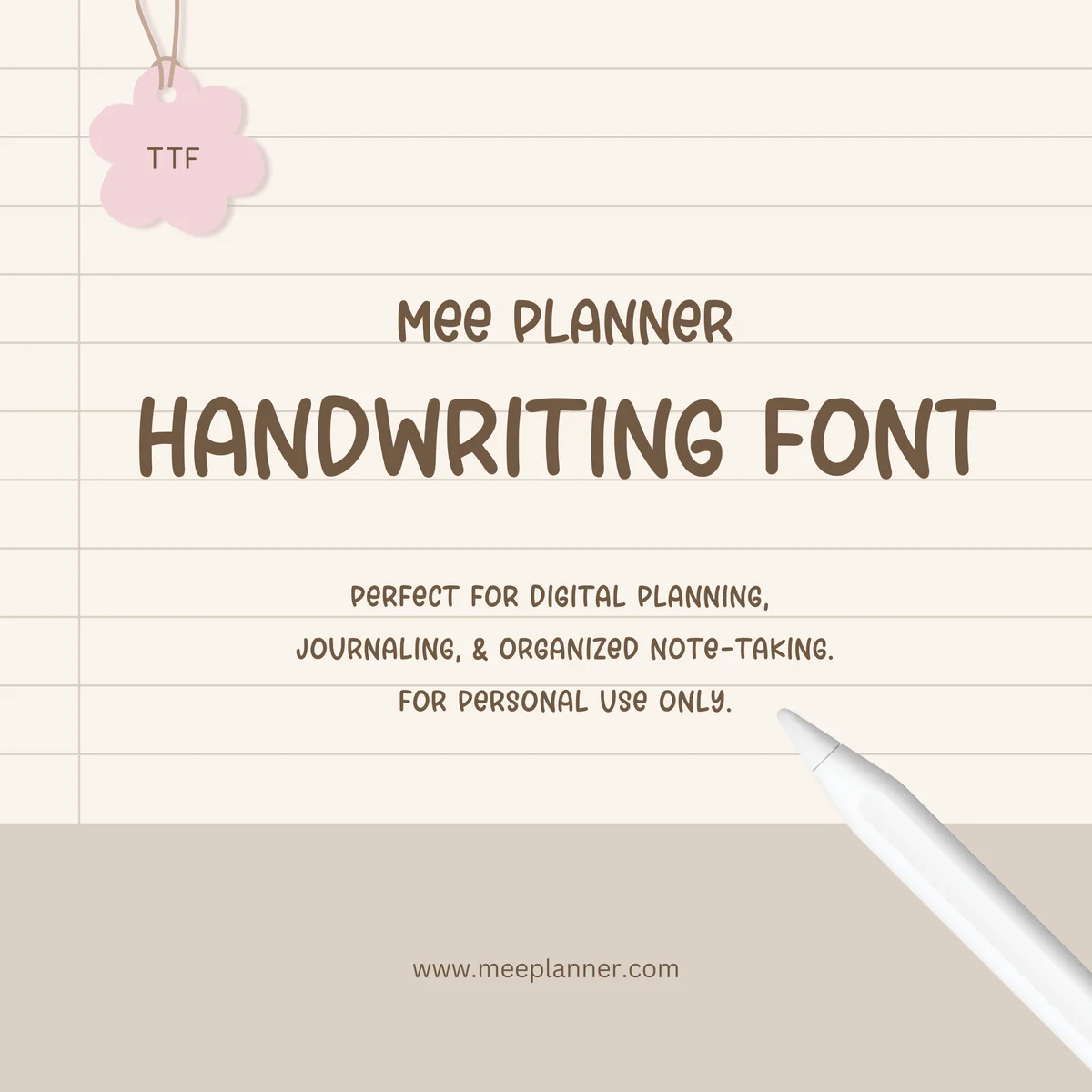 Aesthetic Handwriting Font