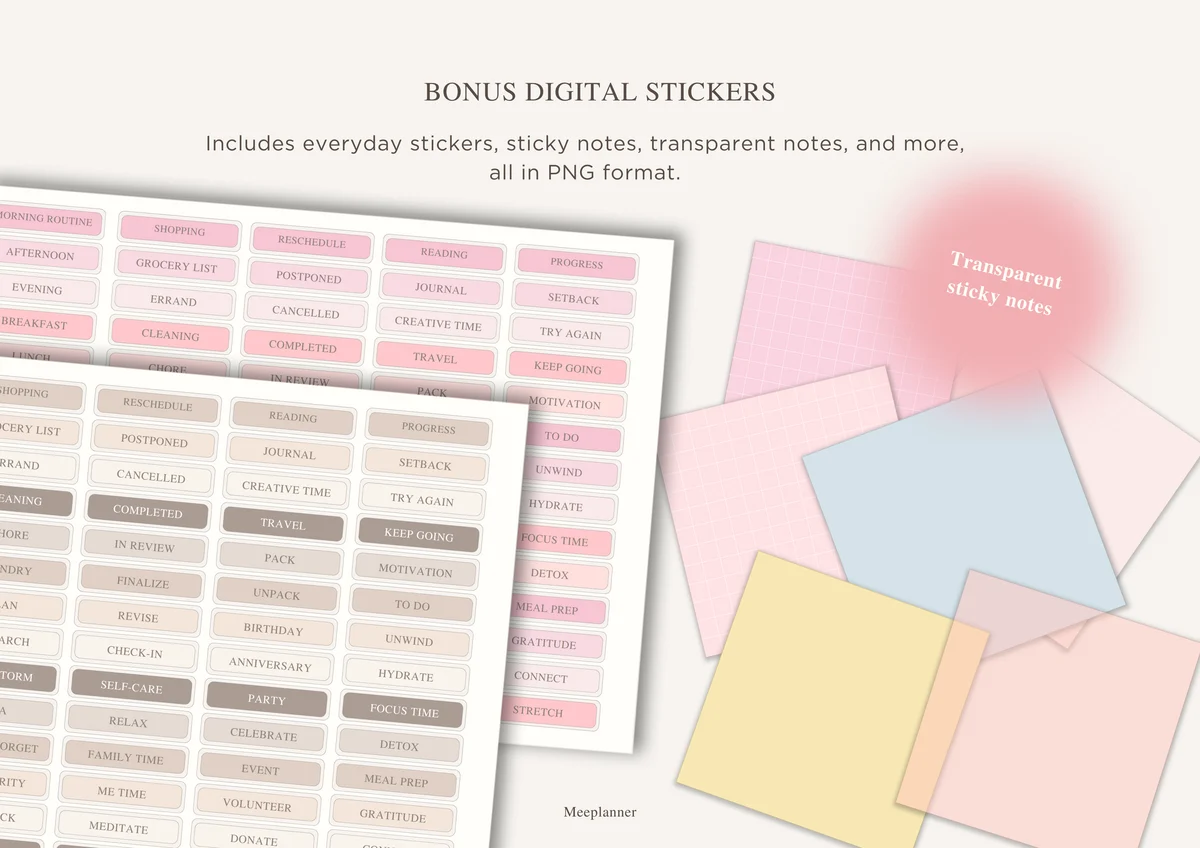 Undated Premium Planner | Bundle — image 4