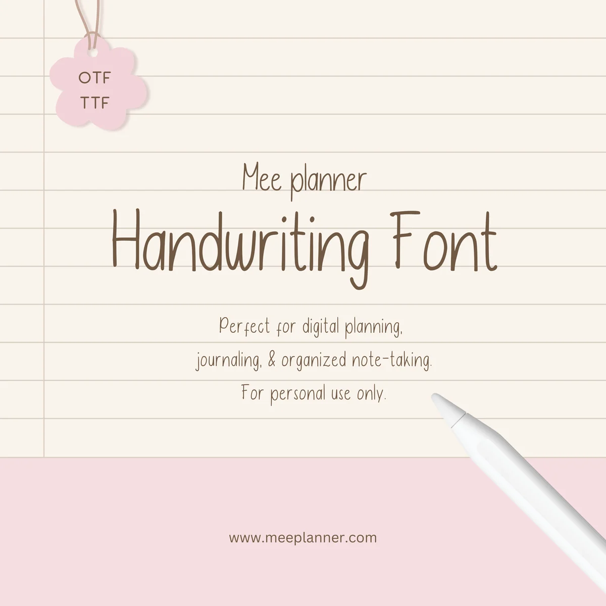 Aesthetic Handwriting Font