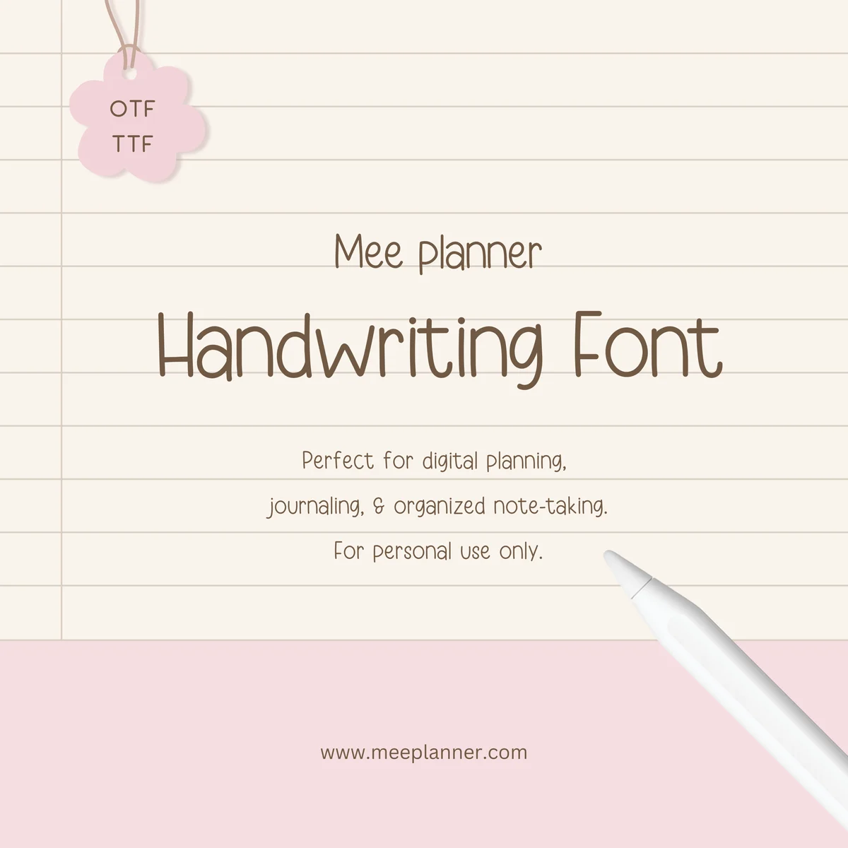 Aesthetic Handwriting Font