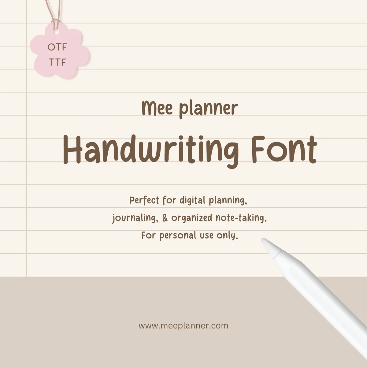 Aesthetic Handwriting Font
