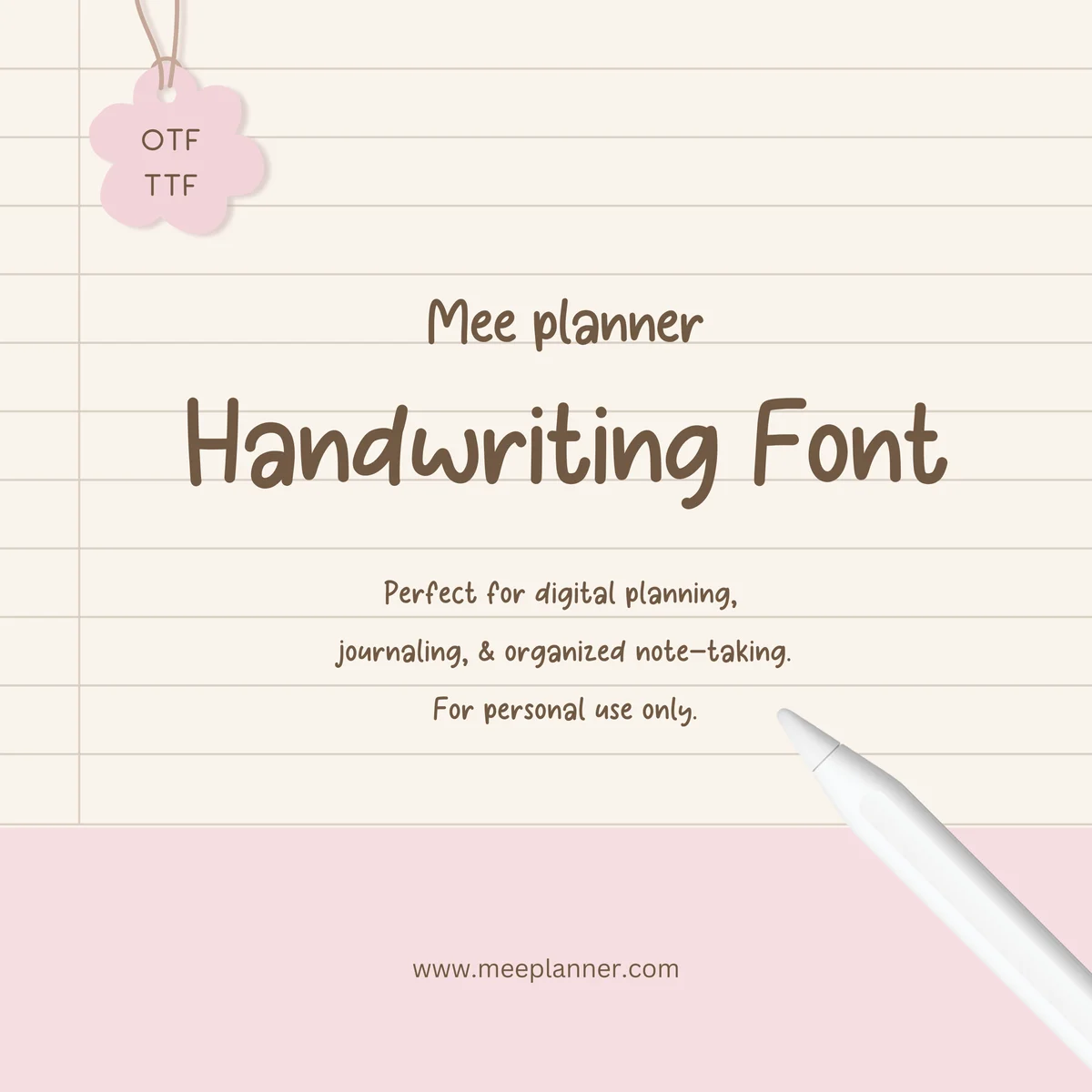 Aesthetic Handwriting Font